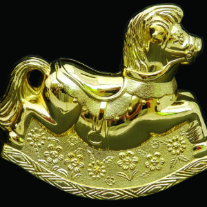 Pewter Horse Money Box