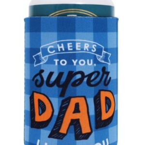 Fathers Day Super Dad Stubby Cooler