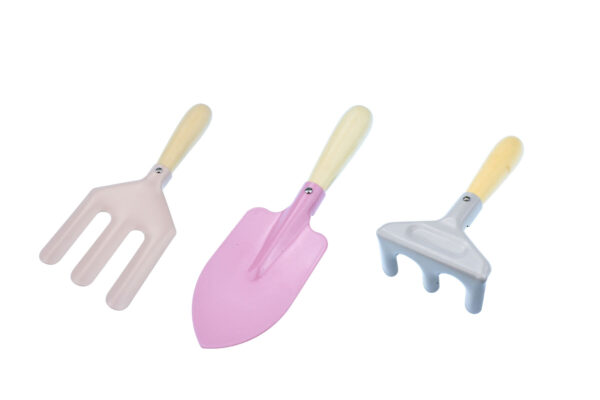 Kids Garden Tool 3 Pcs Pink
