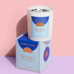 Crystal Infused Candle Japanese Honey Suckle