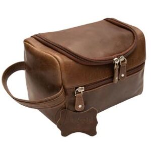 Optt02 ~ Toiletry Bag - Brown