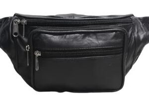 Sheepskin Bum Bag - Black