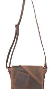 Hf148 ~ Medium Crossbody Bag - Tan