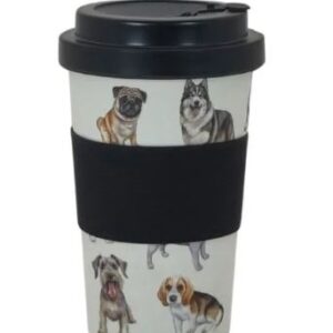 Bamboo Travel Mug Dogs