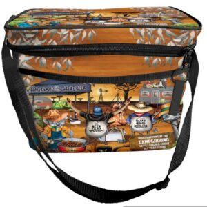 Happy Hour Cooler Bag - Aluminium Insulated Lining - Campground Happy Hour