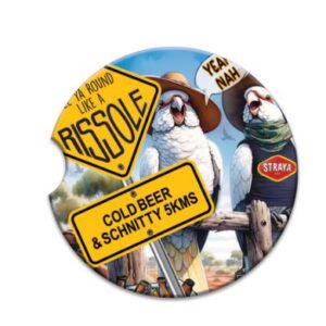 Ceramic Car Coaster - Yeah Nah
