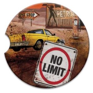 Ceramic Car Coaster - No Limit