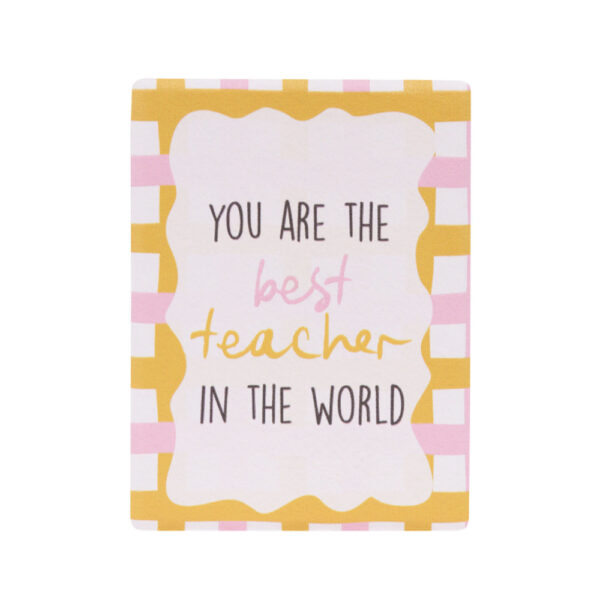 Teacher Best Teacher Ceramic Magnet