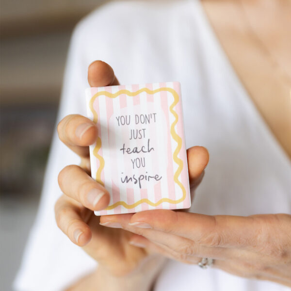Teacher Inspire Ceramic Magnet