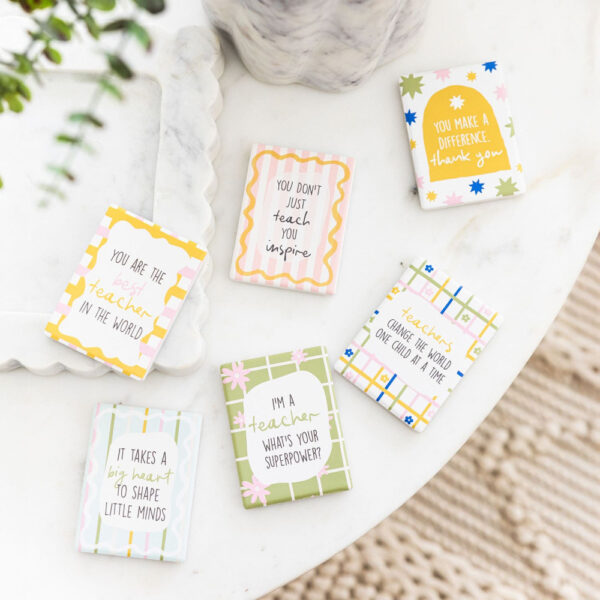 Teacher Inspire Ceramic Magnet