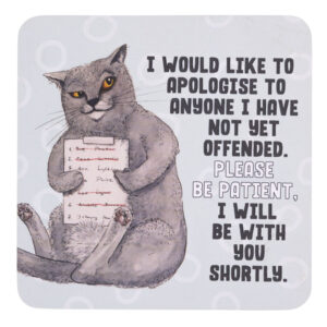 Olive & Co. Offended Coaster