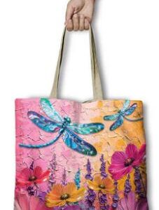 Dragonfly Fields Shopping Bag