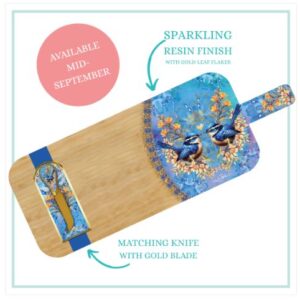 Royal Wrens Bamboo Platter
