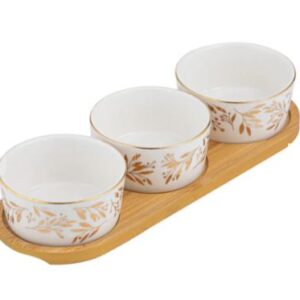 Comet 4pc Bowl & Tray Set