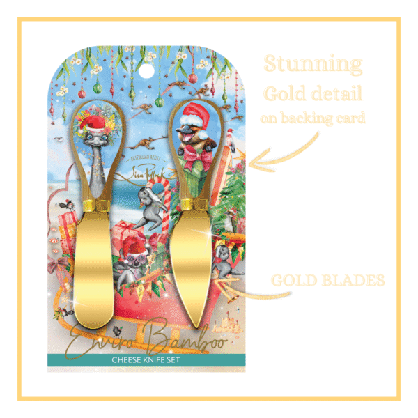 Cks100 Cheese Knives Festive Frivolities
