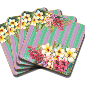 Coa97 Coaster Set - Paradise Bloom