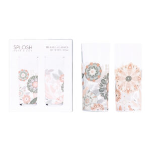 Amber Garden Glasses Set Of 2