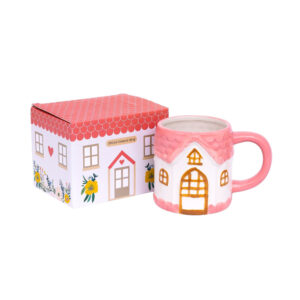 Cottage Grove Pink House Mug