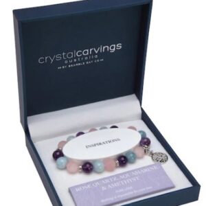 Tol Aquamarine/roseq/amethyst Tree Of Life