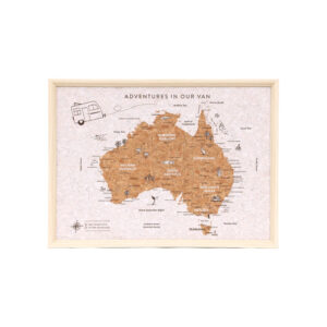 Caravan Australian Travel Map