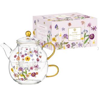 Pressed Flowers Tea For One