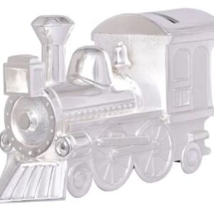 Silver Train Money Bank