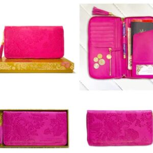 Positively Pink Travel Clutch In Gift Box
