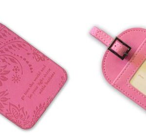 Rose Quartz Luggage Tag