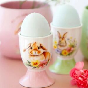 Easter Pink Bunny Egg Cup
