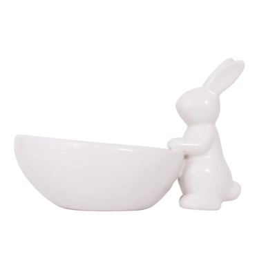 Easter Ceramic Bunny And Egg Bowl