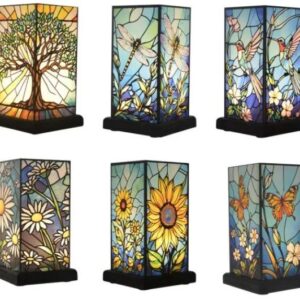 Stained Painted Lamp Assorted Designs