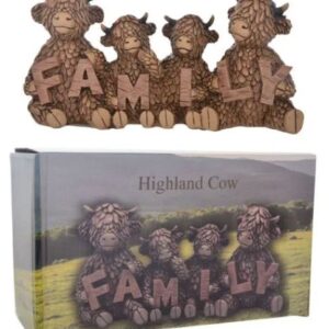 Hughie Highland Cow Family