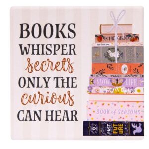 Forever Booked Secrets Ceramic Coaster