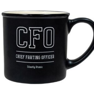 Cfo Chief Farting Officer Mega Mug