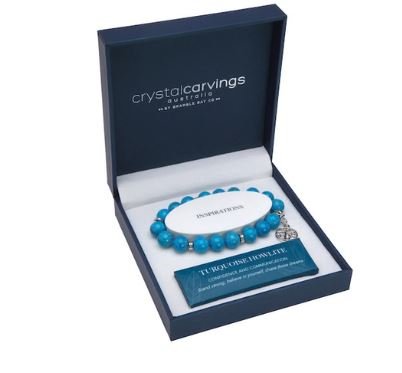 Tol316-bracelet-treeoflite-turquoise-rhodium-10mmbead